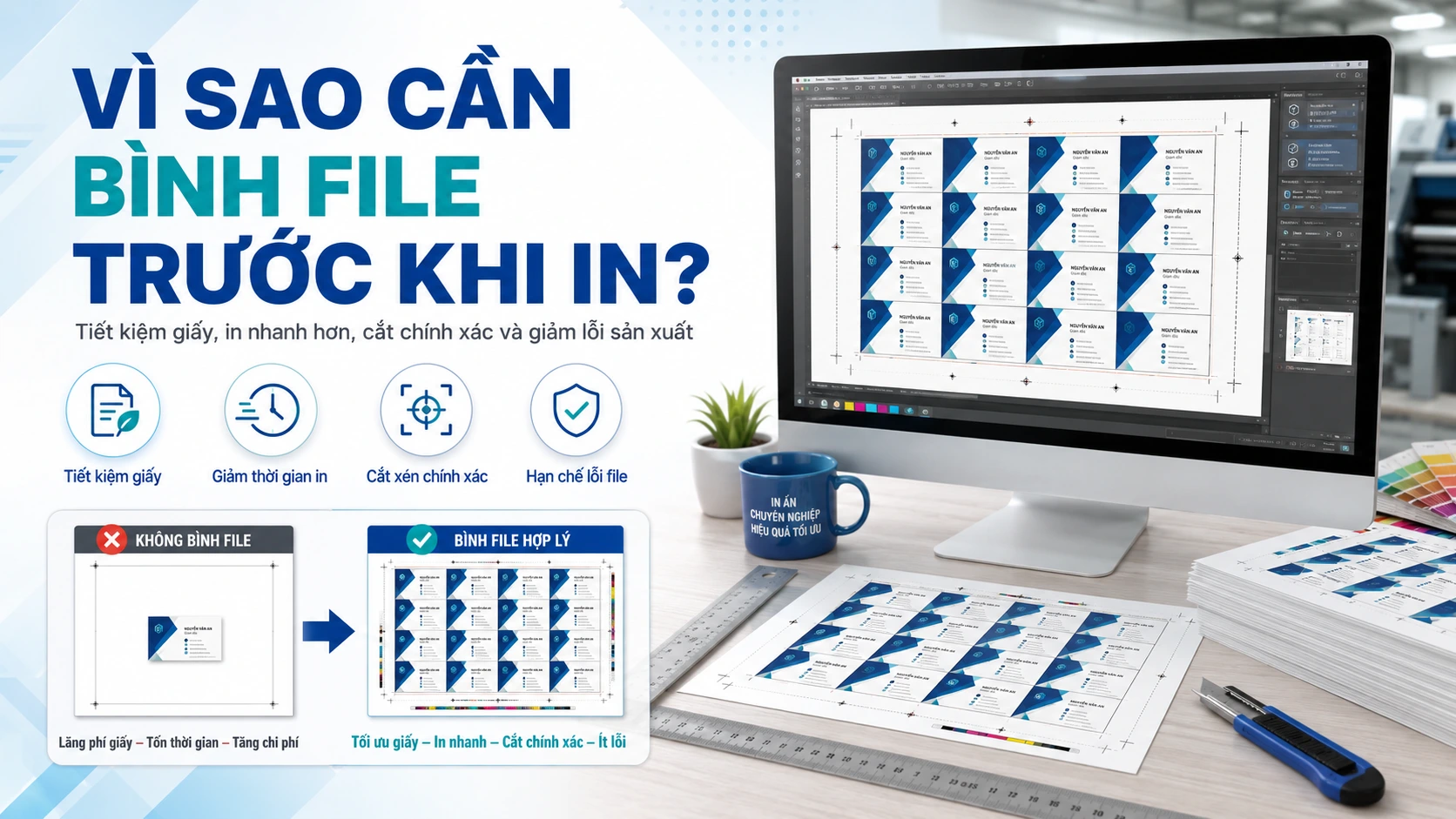 Vì sao cần bình file trước khi in?
