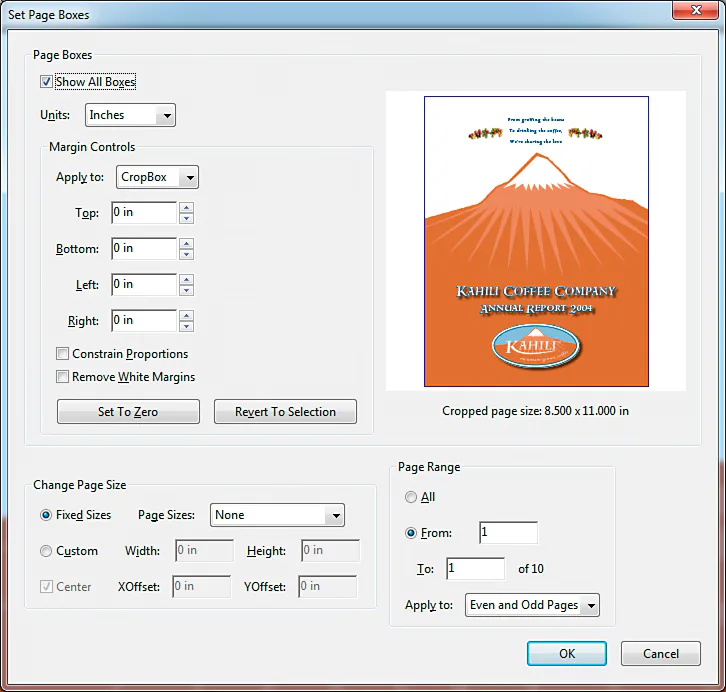 Kiểm tra kích thước và Page Box của file PDF trong Acrobat Pro