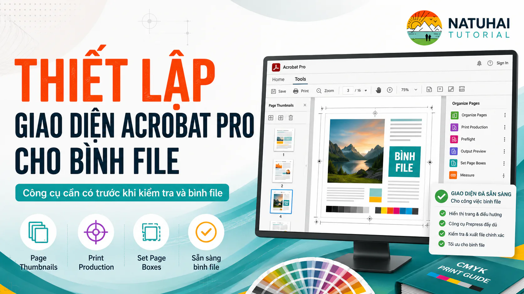 Thiết lập giao diện Acrobat cho bình file